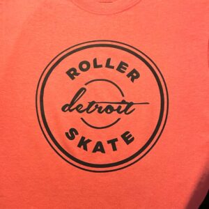 Roller Skate Detroit Summer Brand Tee — Watermelon
